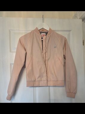 Lacoste Light Blush Pink Bomber Jacket